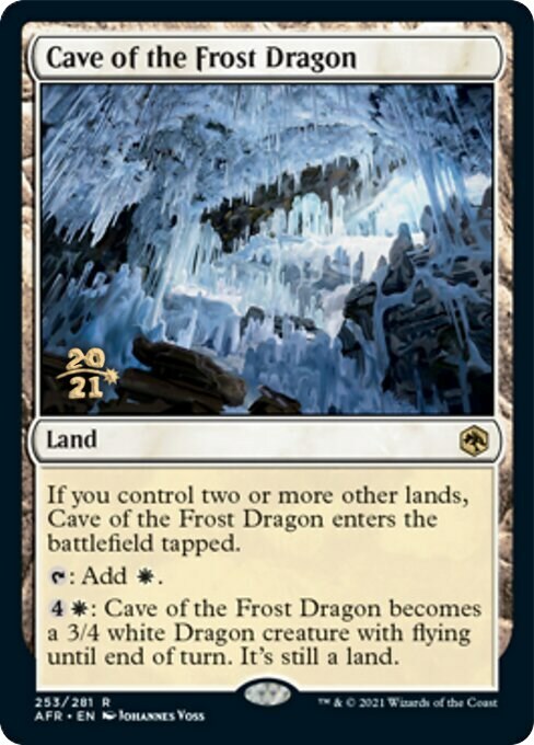 Cave of the Frost Dragon Card Front