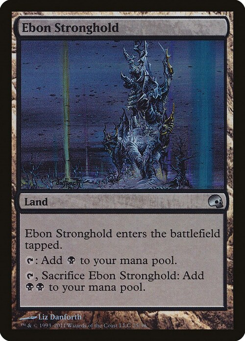 Ebon Stronghold Card Front