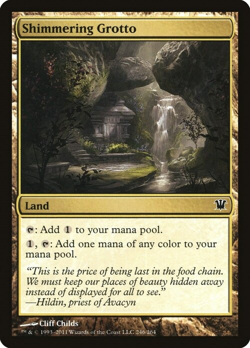 Shimmering Grotto Card Front