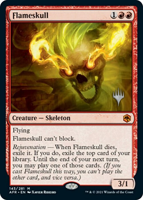 Flameskull Card Front