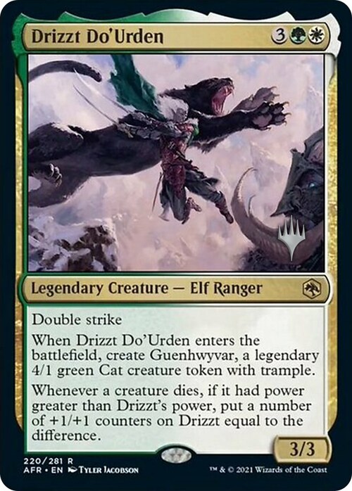 Drizzt Do'Urden Card Front