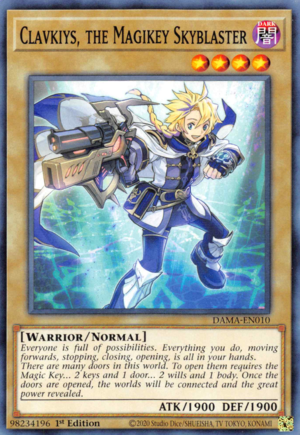 Clavkiys, the Magikey Skyblaster Card Front