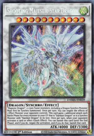 Shooting Majestic Star Dragon Card Front