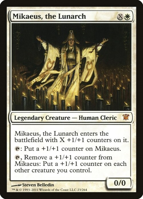 Mikaeus, the Lunarch Card Front