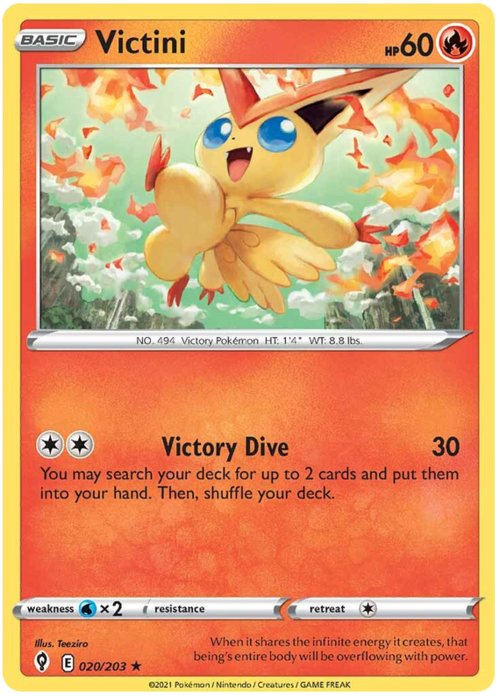 Victini Card Front