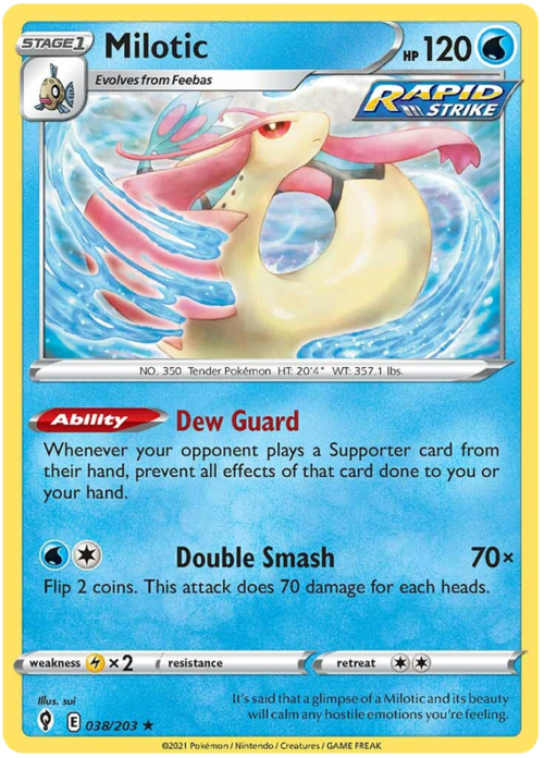 Milotic Card Front