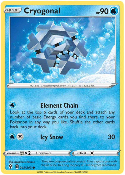 Cryogonal Card Front