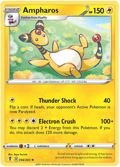 Ampharos Card Front