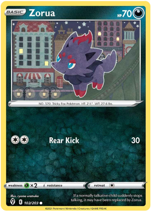 Zorua Card Front