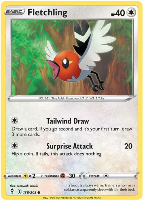 Fletchling Card Front