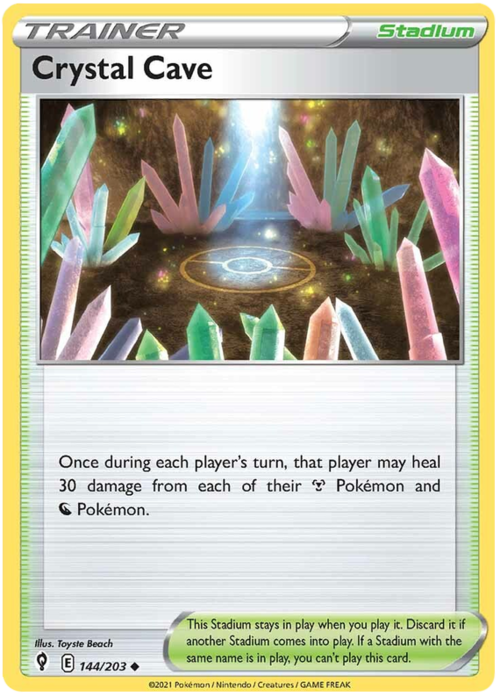 Crystal Cave Card Front