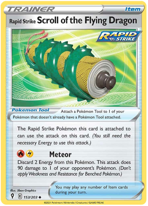 Rapid Strike Scroll of the Flying Dragon Card Front