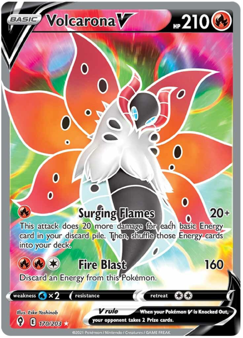 Volcarona V Card Front