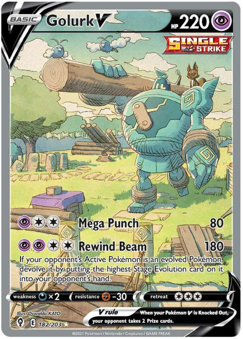 Golurk V Card Front