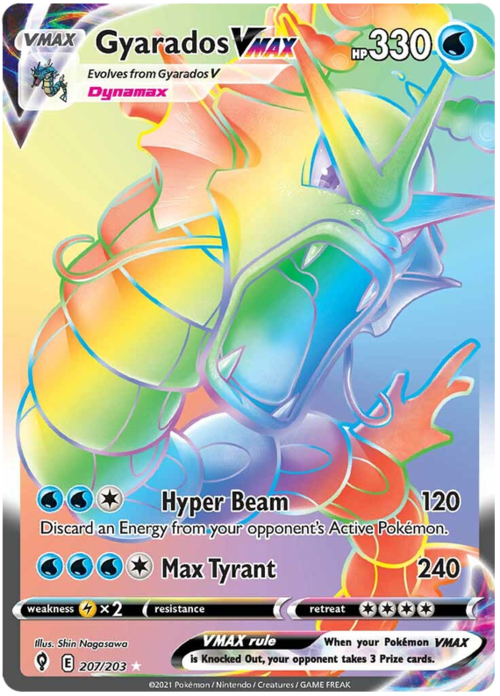 Gyarados VMAX Card Front