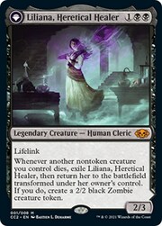 Liliana, Heretical Healer // Liliana, Defiant Necromancer