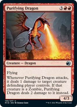 Purifying Dragon Card Front