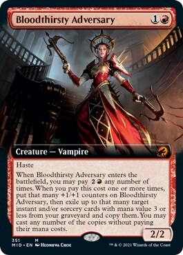 Bloodthirsty Adversary Card Front