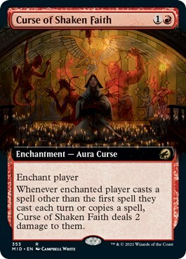 Curse of Shaken Faith Card Front