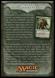 Rules Tip: Planeswalker Cards