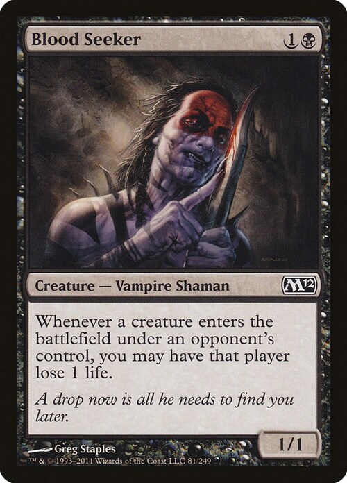 Blood Seeker Card Front