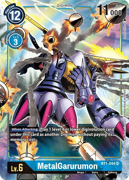 MetalGarurumon Card Front