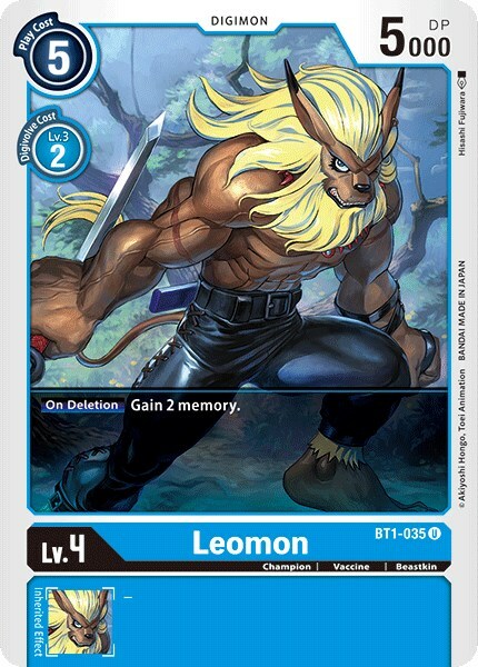 Leomon Card Front