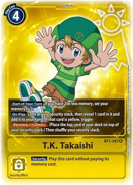 T.K. Takaishi Card Front