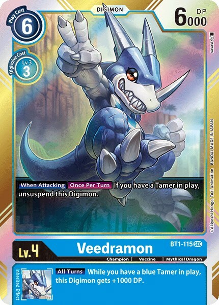 Veedramon Card Front