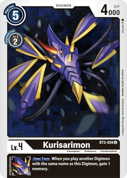 Kurisarimon Card Front