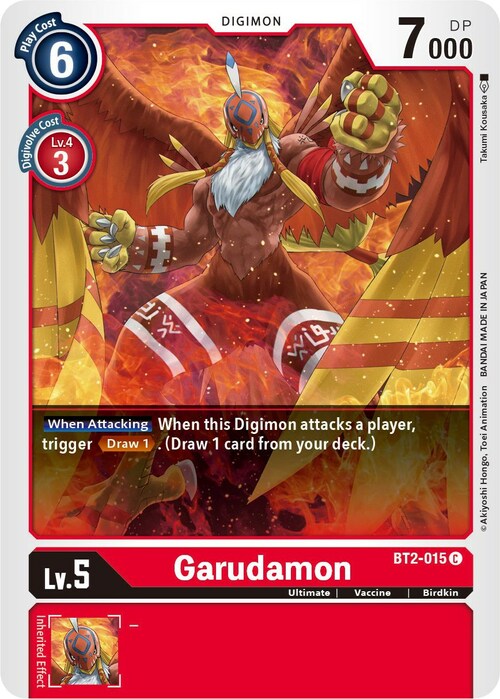 Garudamon Card Front