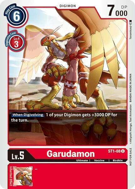 Garudamon Card Front