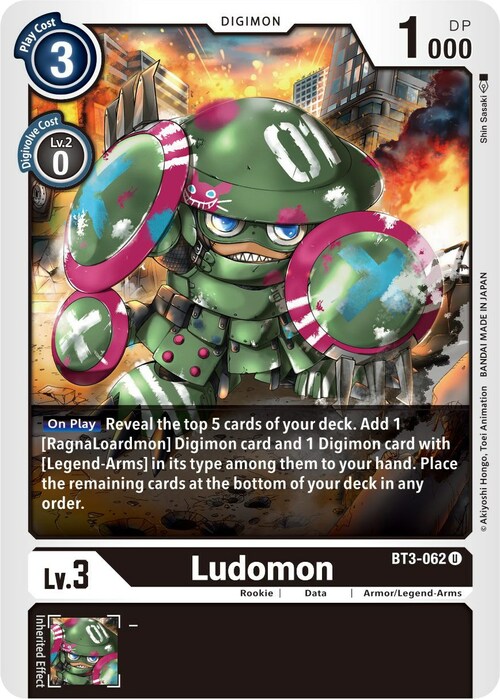 Ludomon Card Front