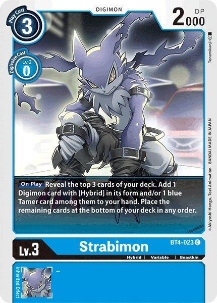 Strabimon Card Front