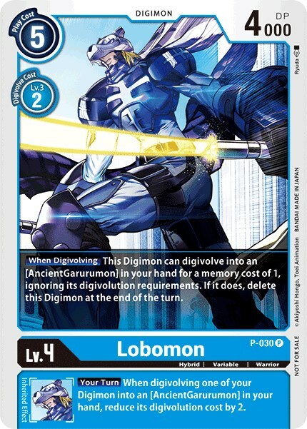 Lobomon Card Front