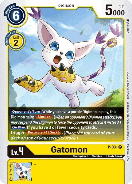 Gatomon Card Front