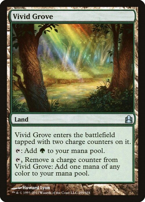 Vivid Grove Card Front