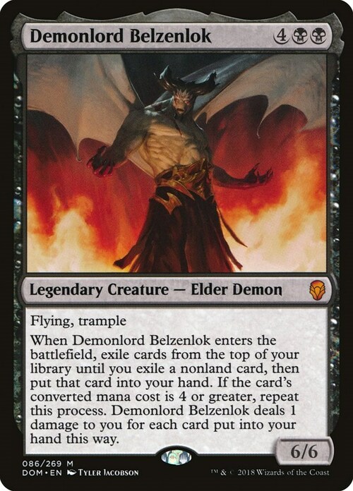 Demonlord Belzenlok Card Front