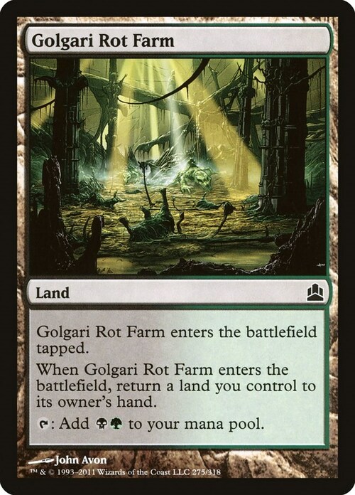 Golgari Rot Farm Card Front