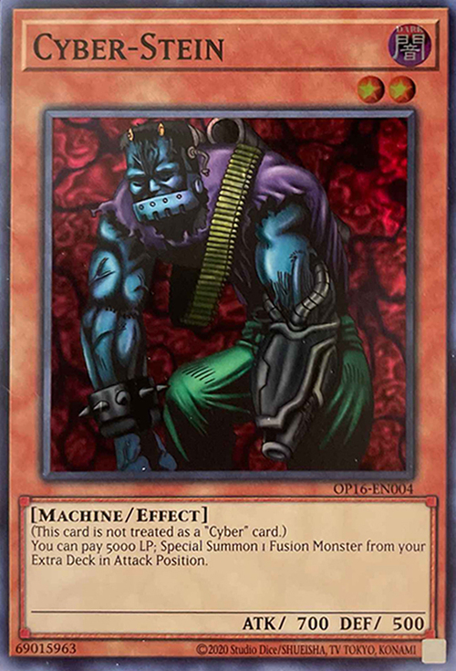 Cyber-Stein Card Front