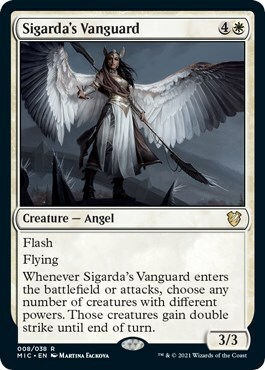 Sigarda's Vanguard Card Front