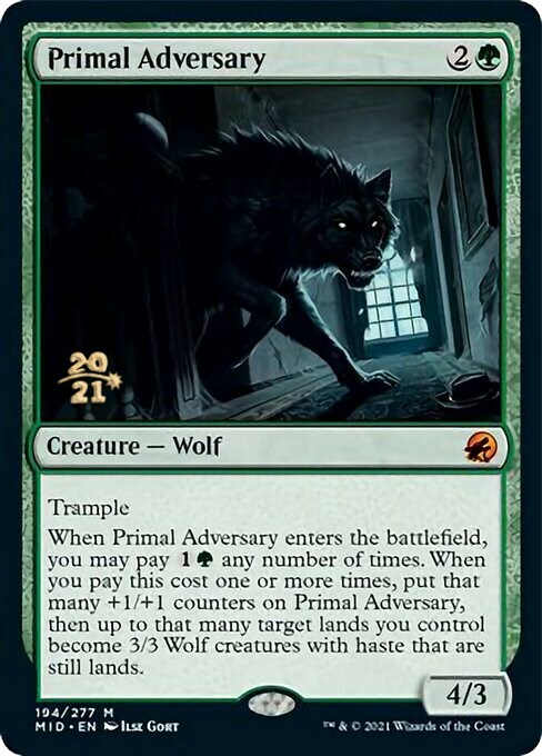 Primal Adversary Card Front