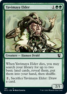 Yavimaya Elder Card Front