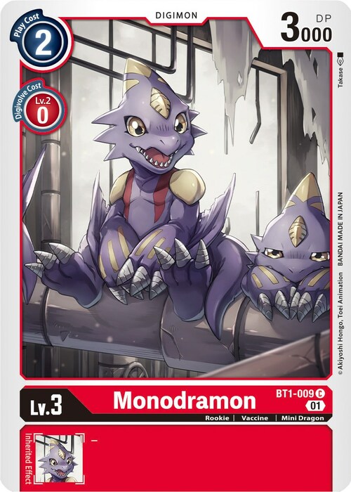 Monodramon Card Front