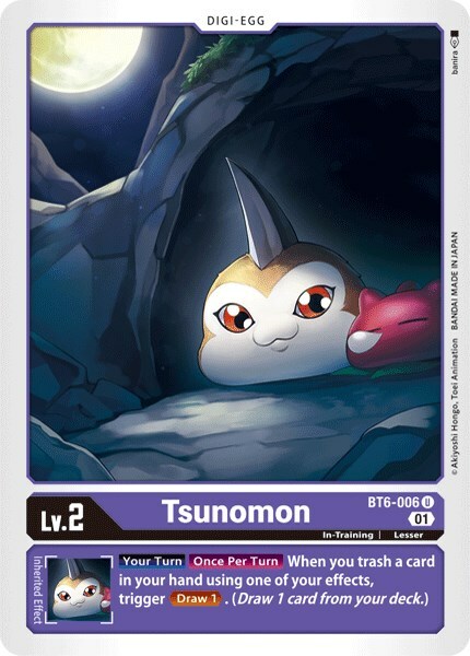 Tsunomon Card Front