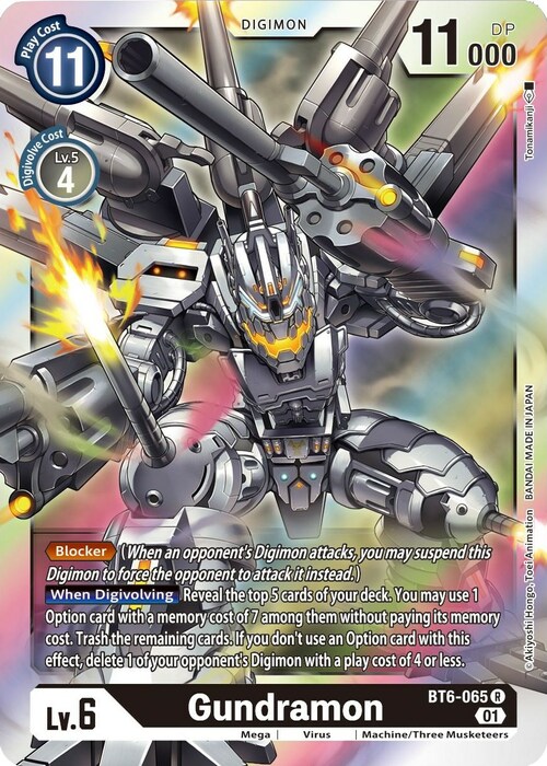 Gundramon Card Front