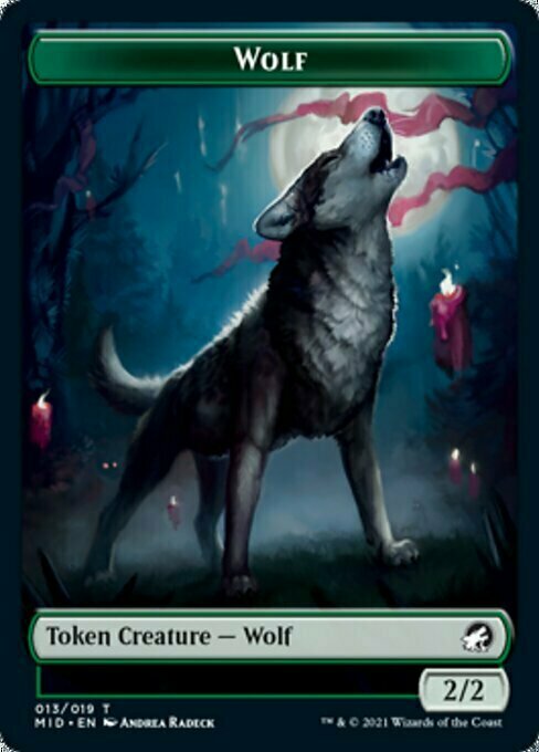 Wolf Card Front