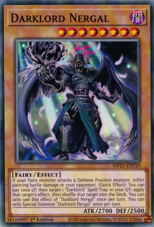 Darklord Nergal Card Front