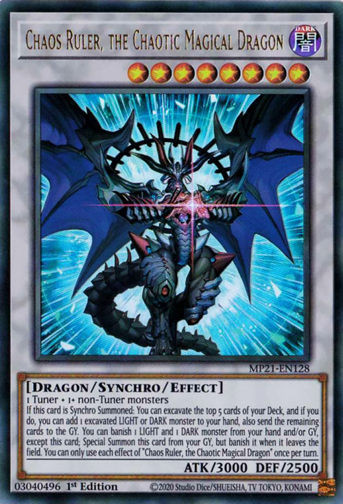 Chaos Ruler, the Chaotic Magical Dragon Card Front