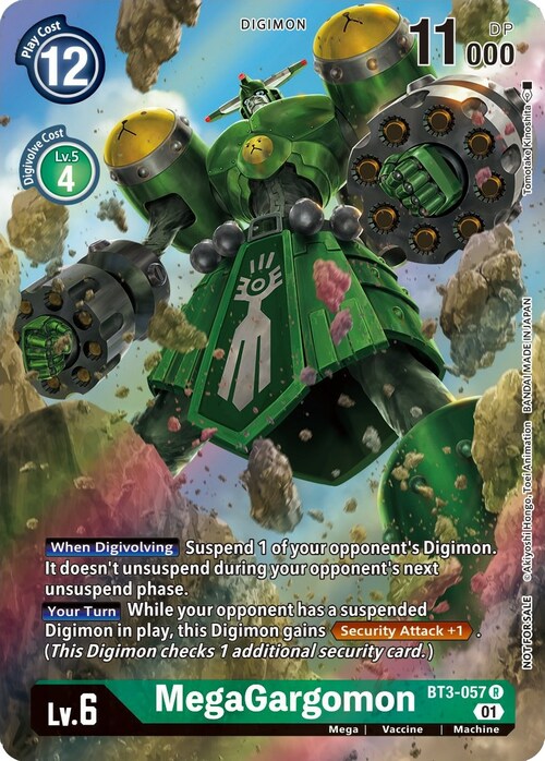 MegaGargomon Card Front